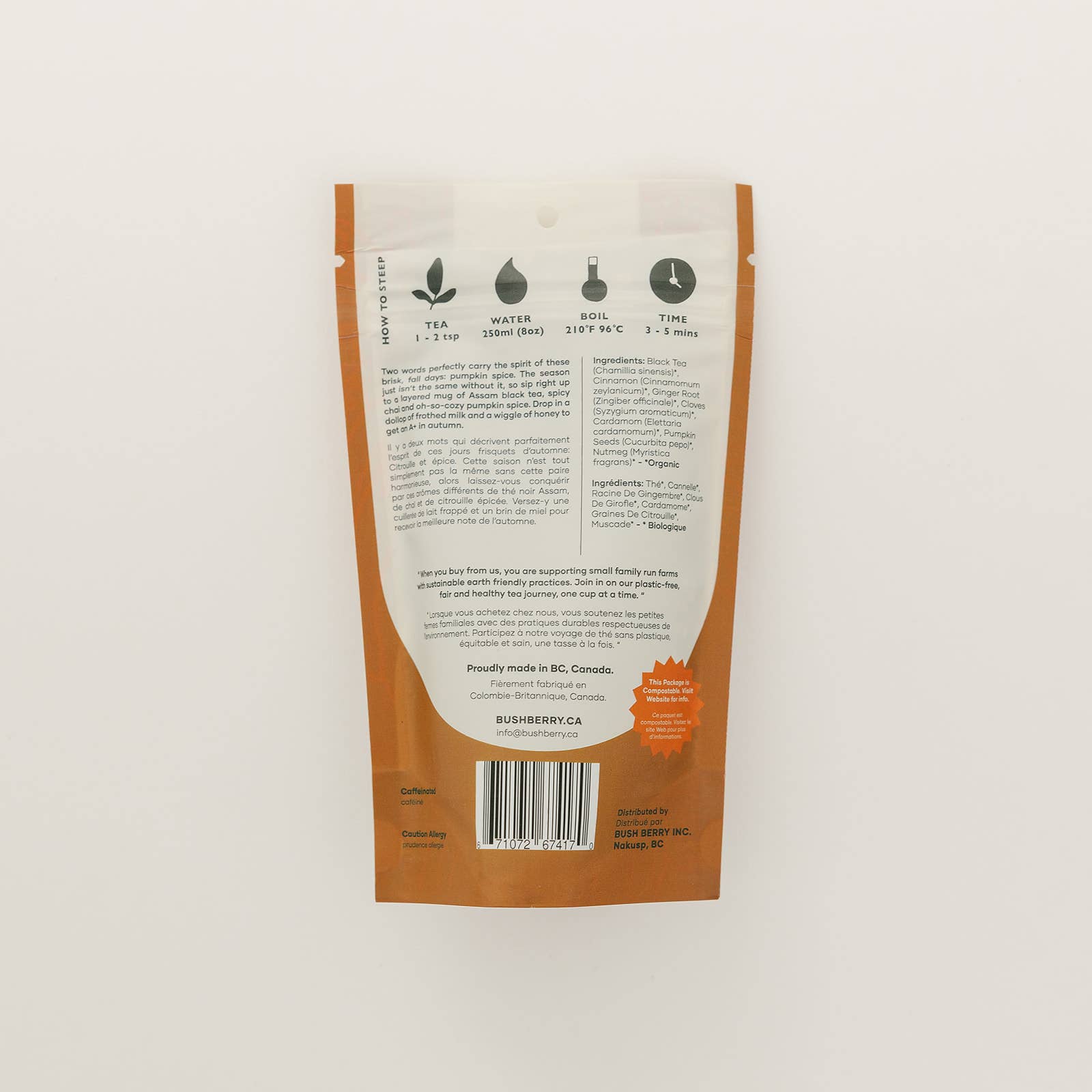 Bush Berry - Vente Thé en vrac - Thé Chaï Masala Bio6