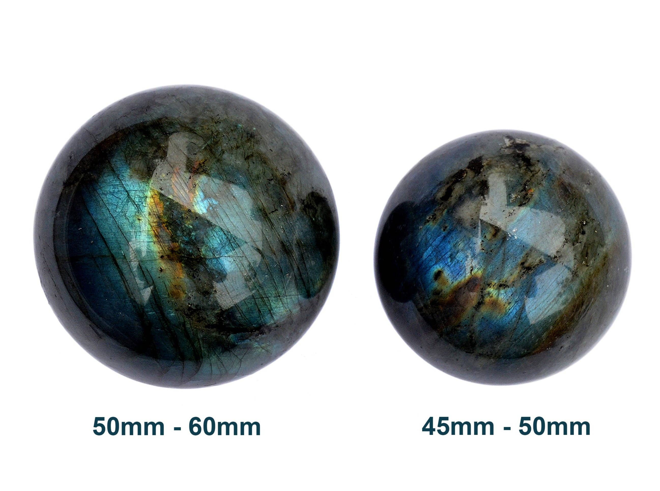 Kaia & Crystals - Wholesale Spiritual Stone/Crystal - Labradorite Sphere Stone (45mm - 60mm)3