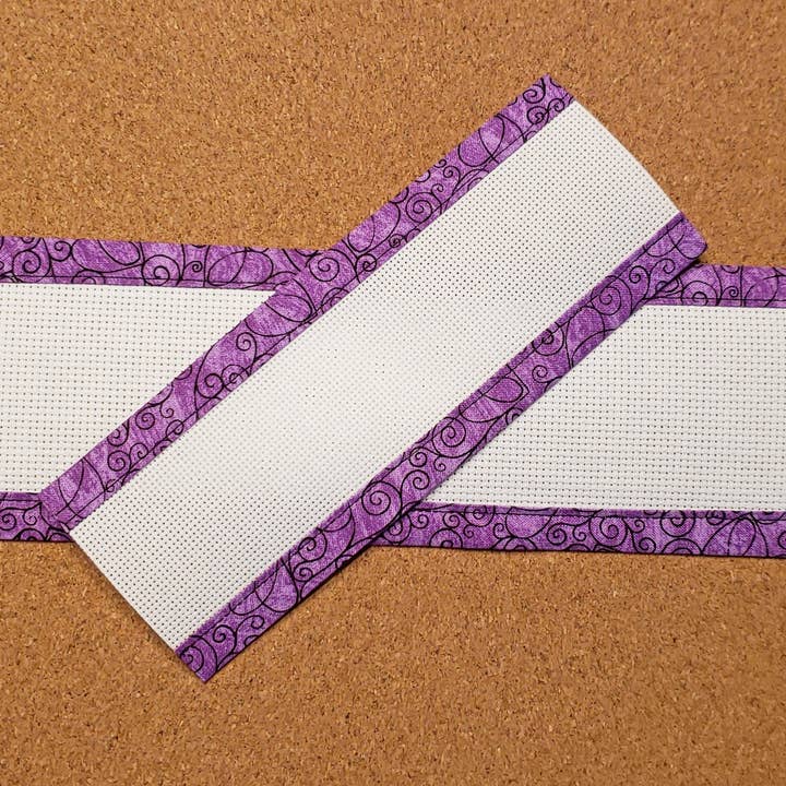 Rogue Stitchery - Wholesale Craft Sewing Kit - Swirls on Violet - Custom Trim1