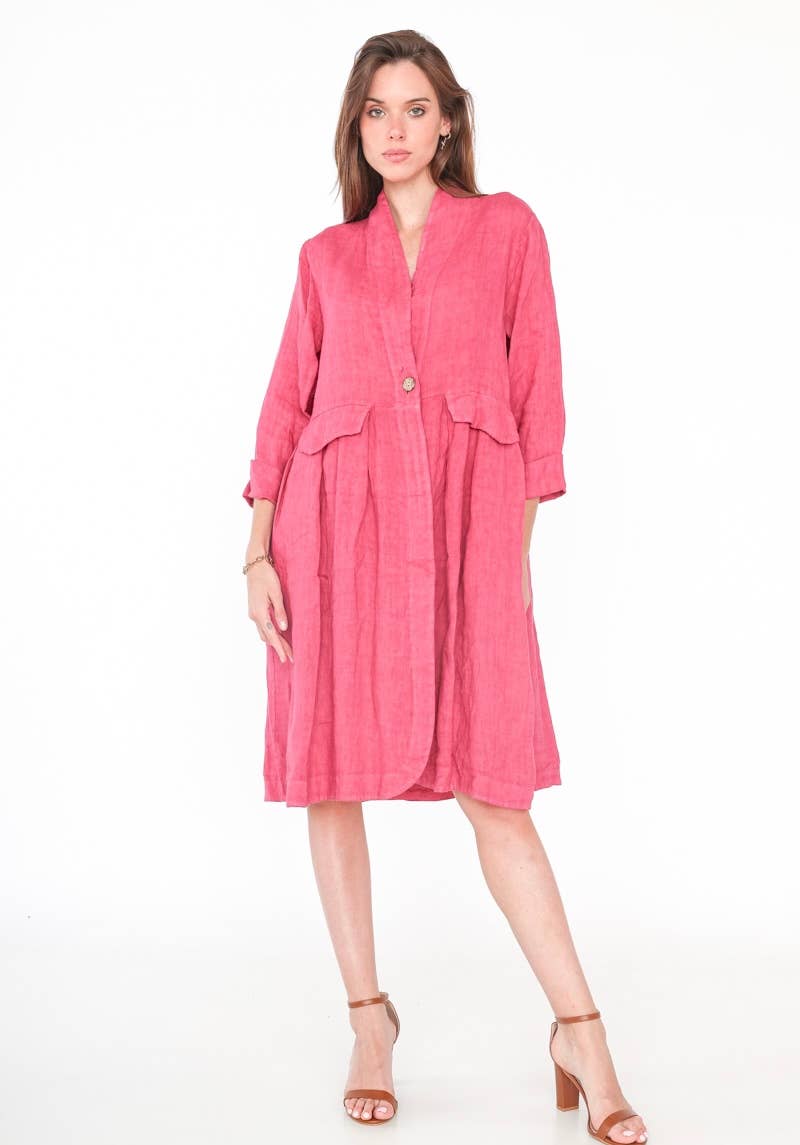 LINEN & COTTON HOUSE - Wholesale Jacket - Women's - 1142 SPRING SUMMER CLOTHING LINEN JACKET55