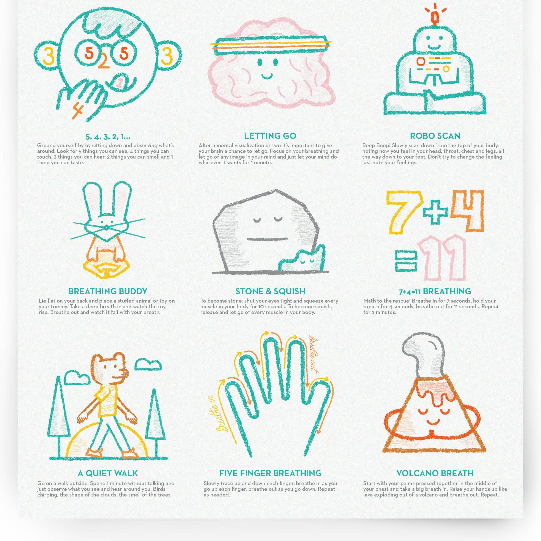 Ello There Outdoors - Wholesale Art Print - 11x17 Mindfulness Kids Print3