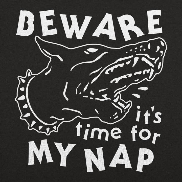 Beware Nap Time Kids' T-Shirt for wholesale by 6DS