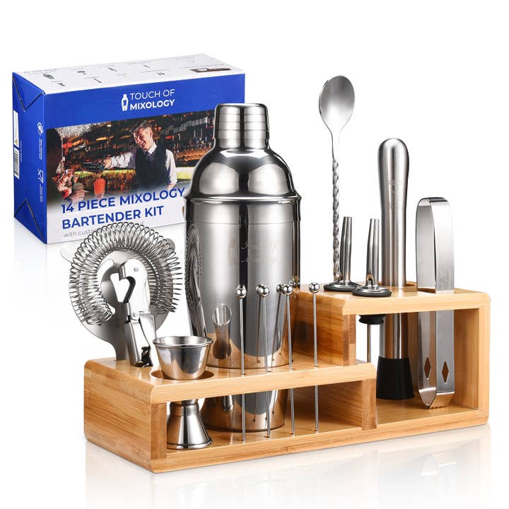 Touch of Mixology 14 Piece Bar Tool Set for wholesale by HOMESTO