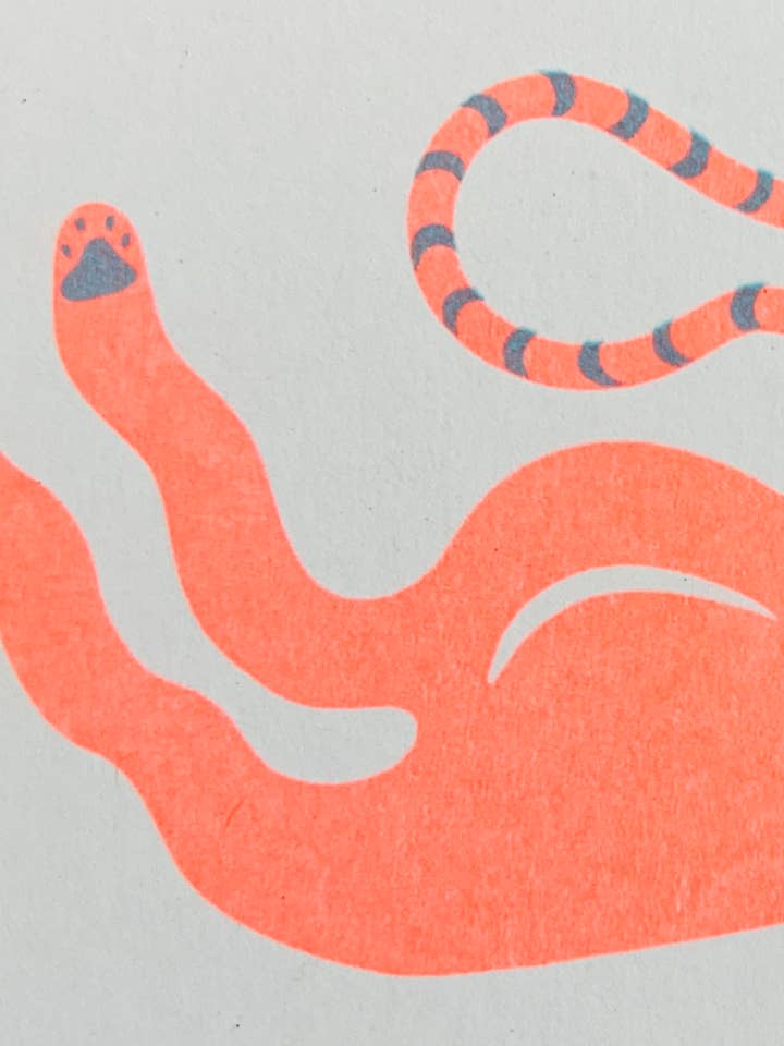 Riso Greetings Card - Cat for wholesale by Strangford