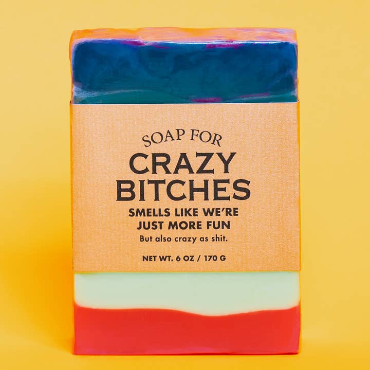 Whiskey River Soap Co. - Wholesale Bar Soap - Soap for Crazy Bitches | Funny Soap