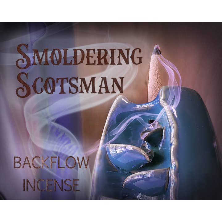 Smoldering Scotsman Scotch & Whiskey Musk Incense Cones for wholesale by Hazel Fern Scents