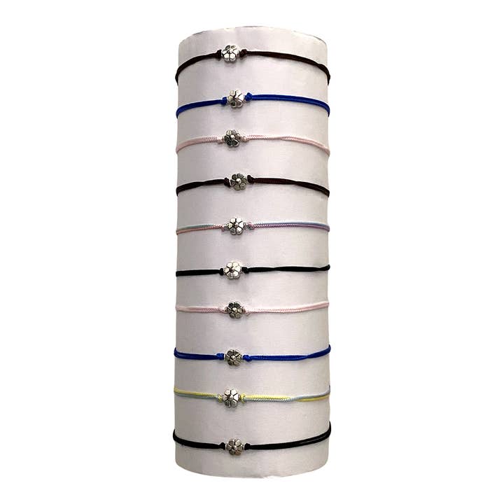 VIE – wholesale Charm/dangle bracelet – Charm Strings, Pack of 10, Assorted Colours18