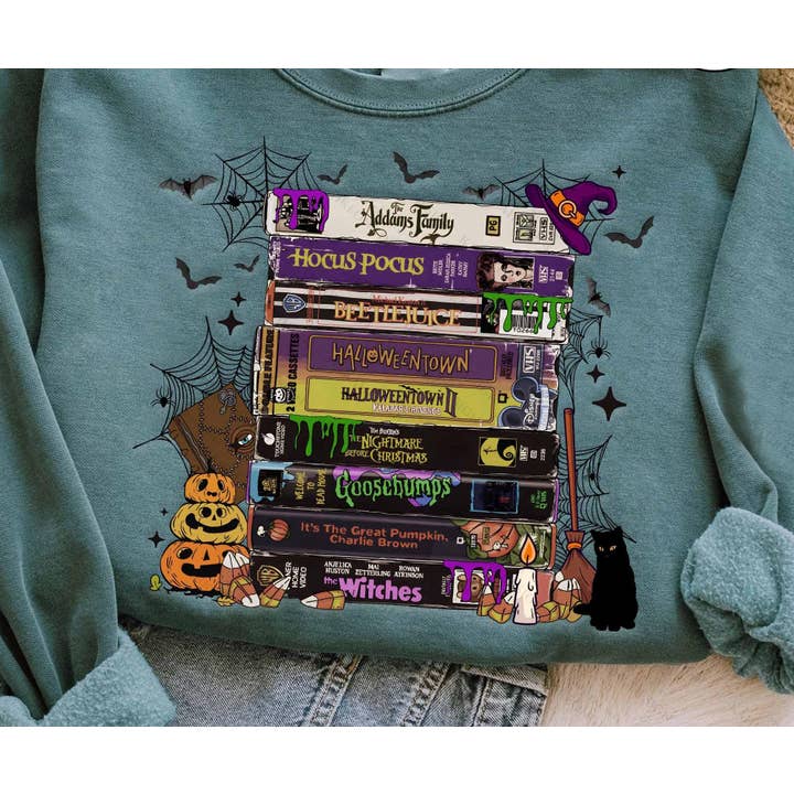 Halloween Movies Sweatshirt, Spooky Witch Halloween Sweater for wholesale by NVC Ecommerce LLC