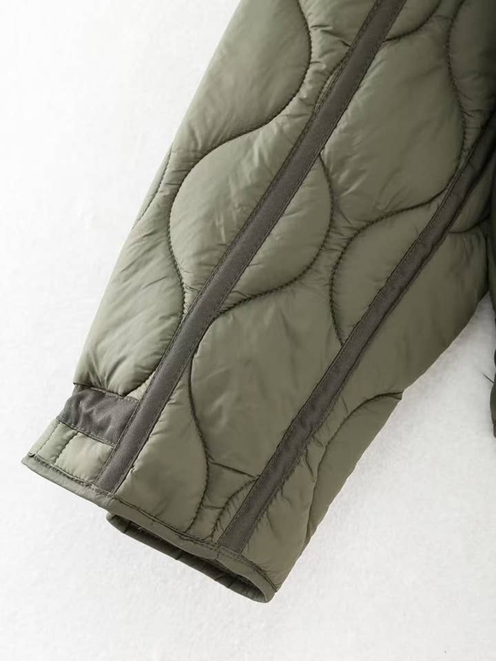 safistyle - Wholesale Jacket - Women's - Quilted High-Collar Oversized Jacket6