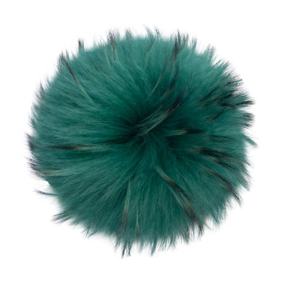 Pom Pom med äkta tvättbjörnpäls - Bottega Grön för wholesale av Lindo F