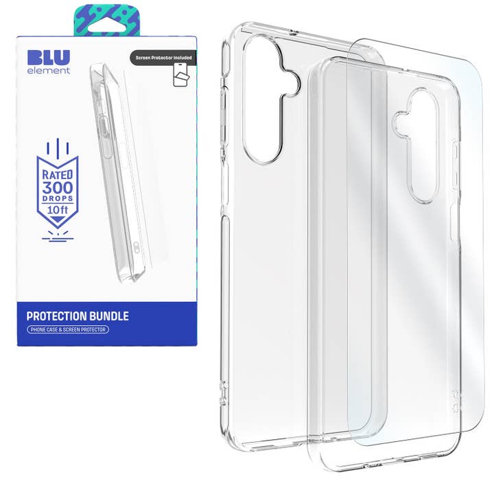 Coque Gelskin avec protège‑écran pour SAMSUNG GALAXY A16 5G - TRANSPARENT Transparent pour la vente par Blu Element