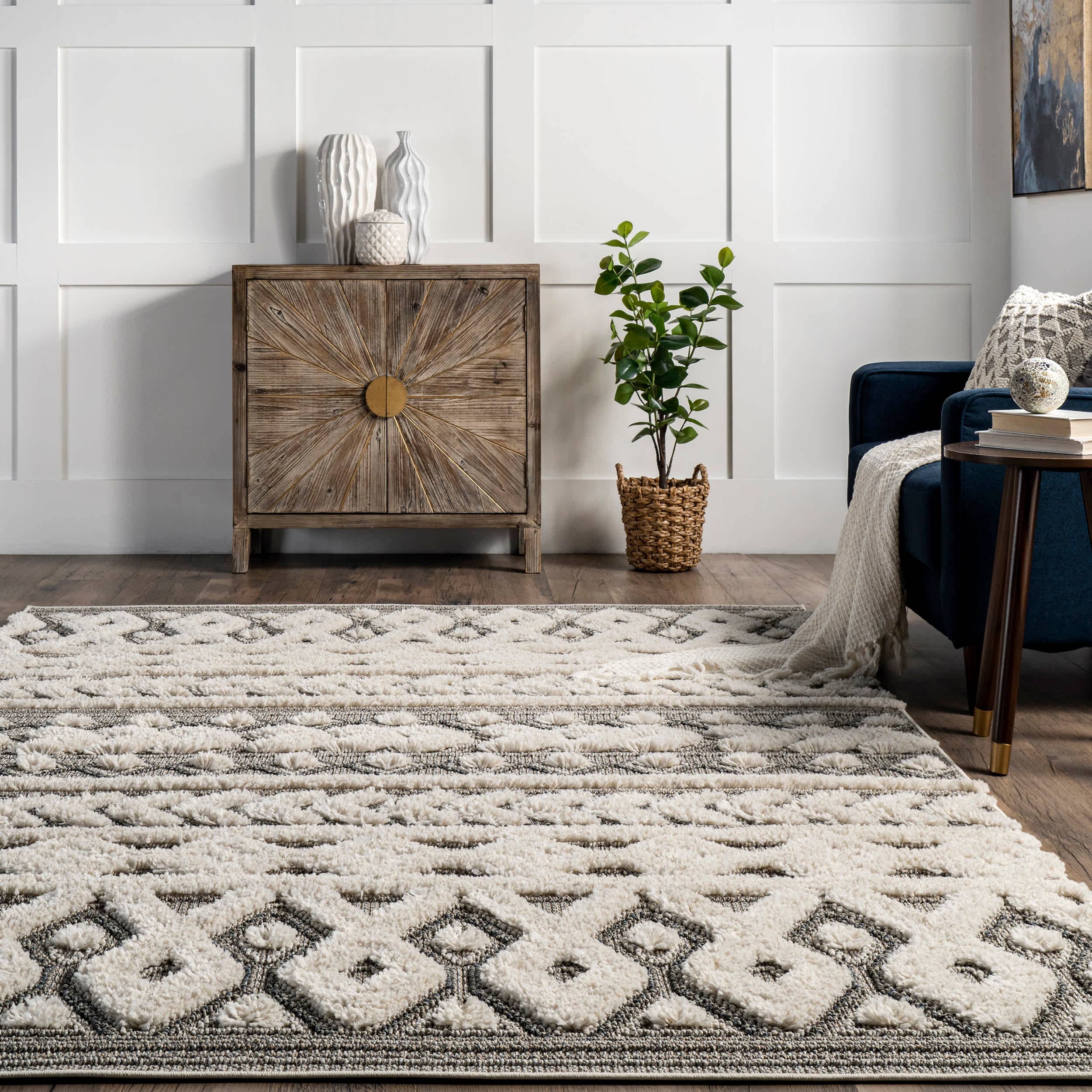 nuLOOM - Wholesale Area Rug - Rebecca High Low Textured Shaggy Area Rug6