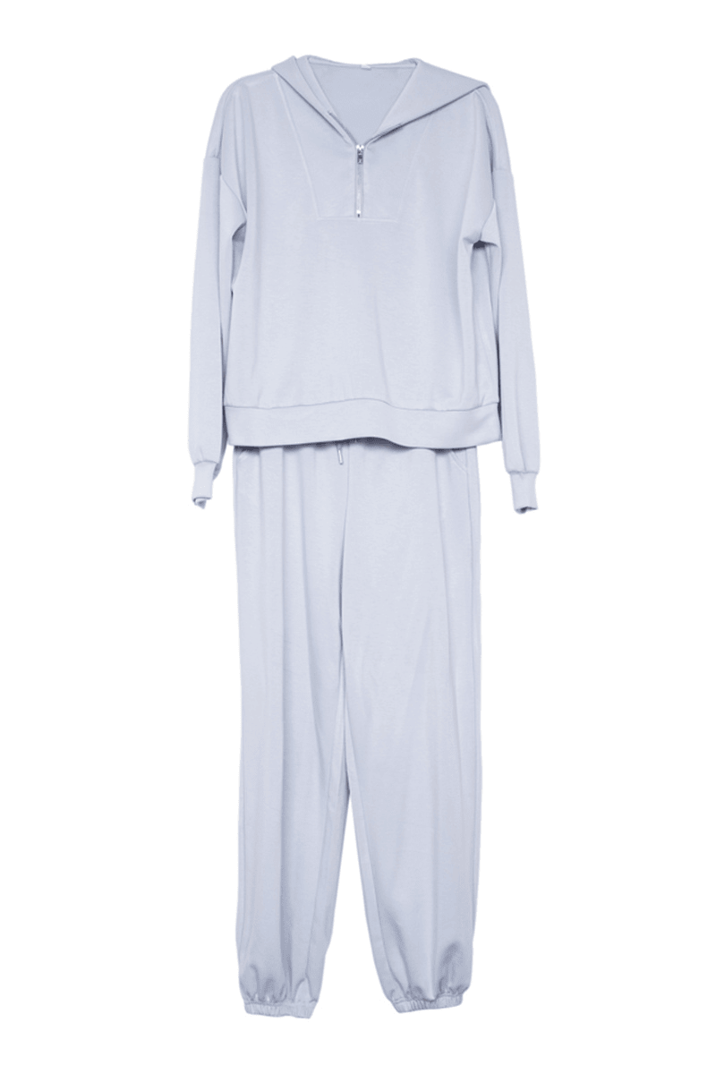 Light Blue Scuba Pants Two Piece Set for wholesale on Faire0