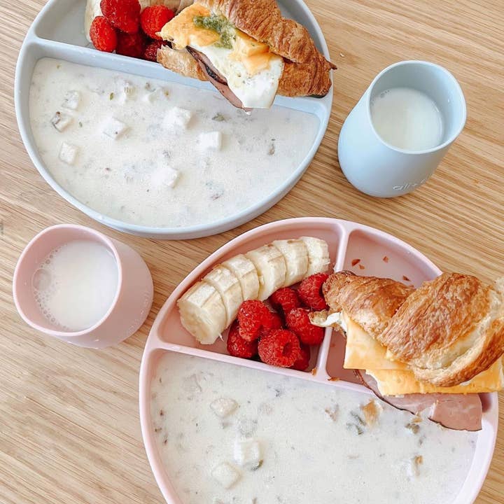 Ali+Oli - Wholesale Dinner Plate - Kids & Baby - Baby Plate with Suction and Divided Portions (Sky)5