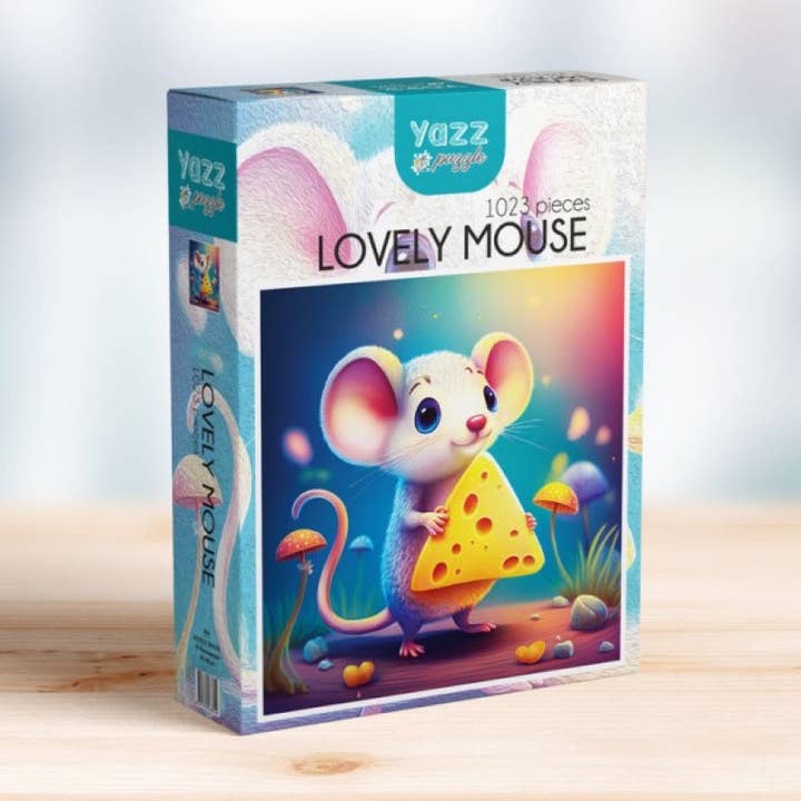 The Weekend Hub - Wholesale Puzzle – Child - Yazz Puzzle 3845 Lovely Mouse 1023pc Jigsaw Puzzle0