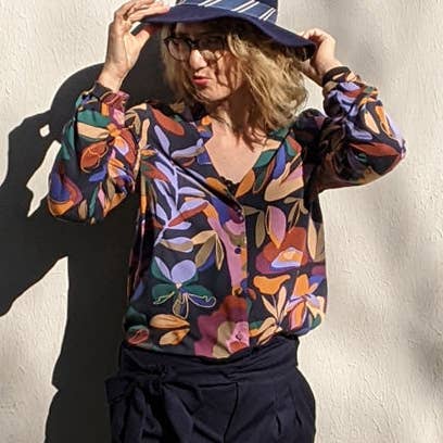 Damen Schnittmuster Bluse und Kleid Joséfa (32 bis 52) für den Großhandel von Super Bison