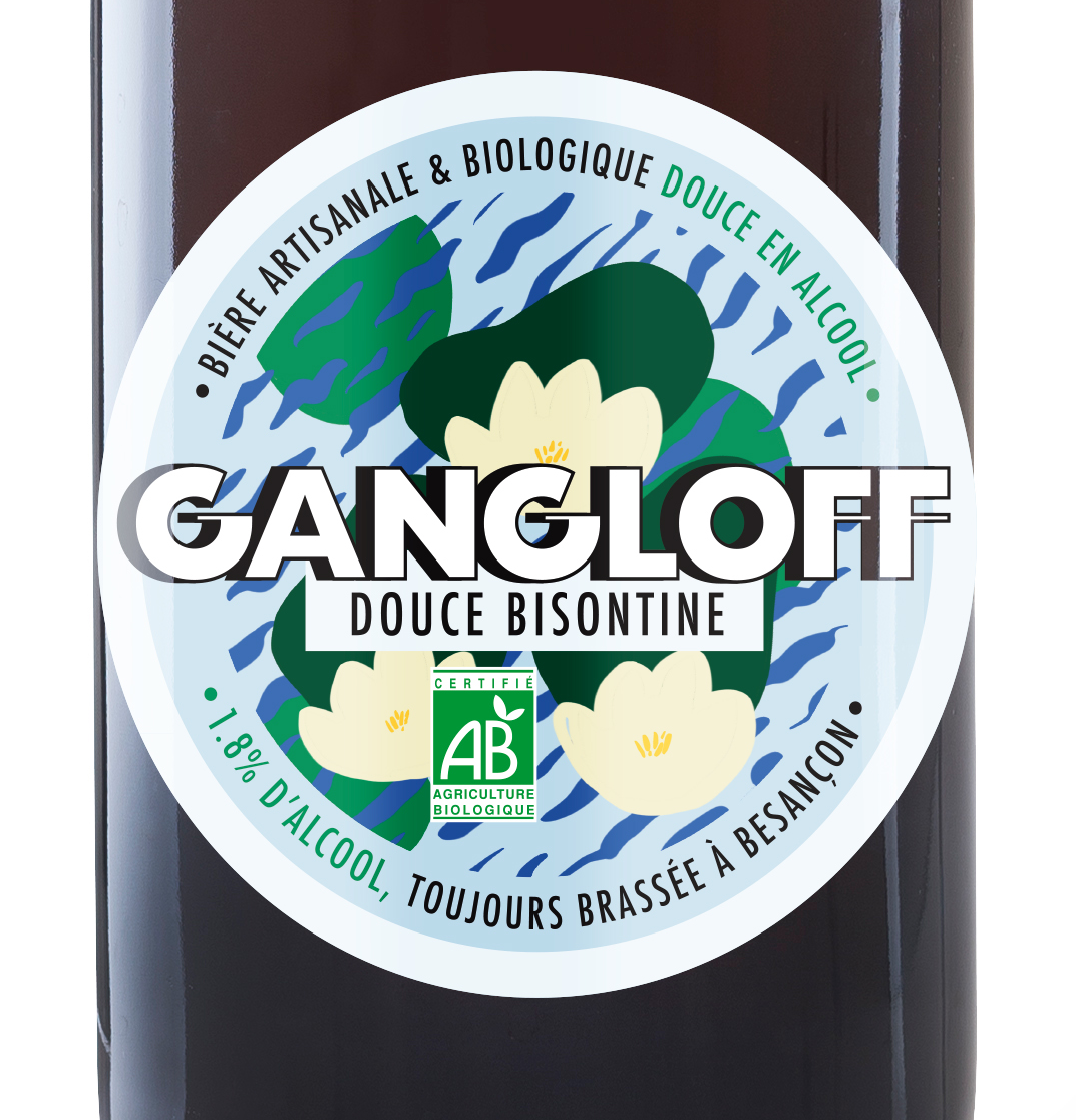 GANGLOFF - Wholesale Beer - Douce Bisontine - Organic Blonde Very Low In Alcohol - 75 CL1