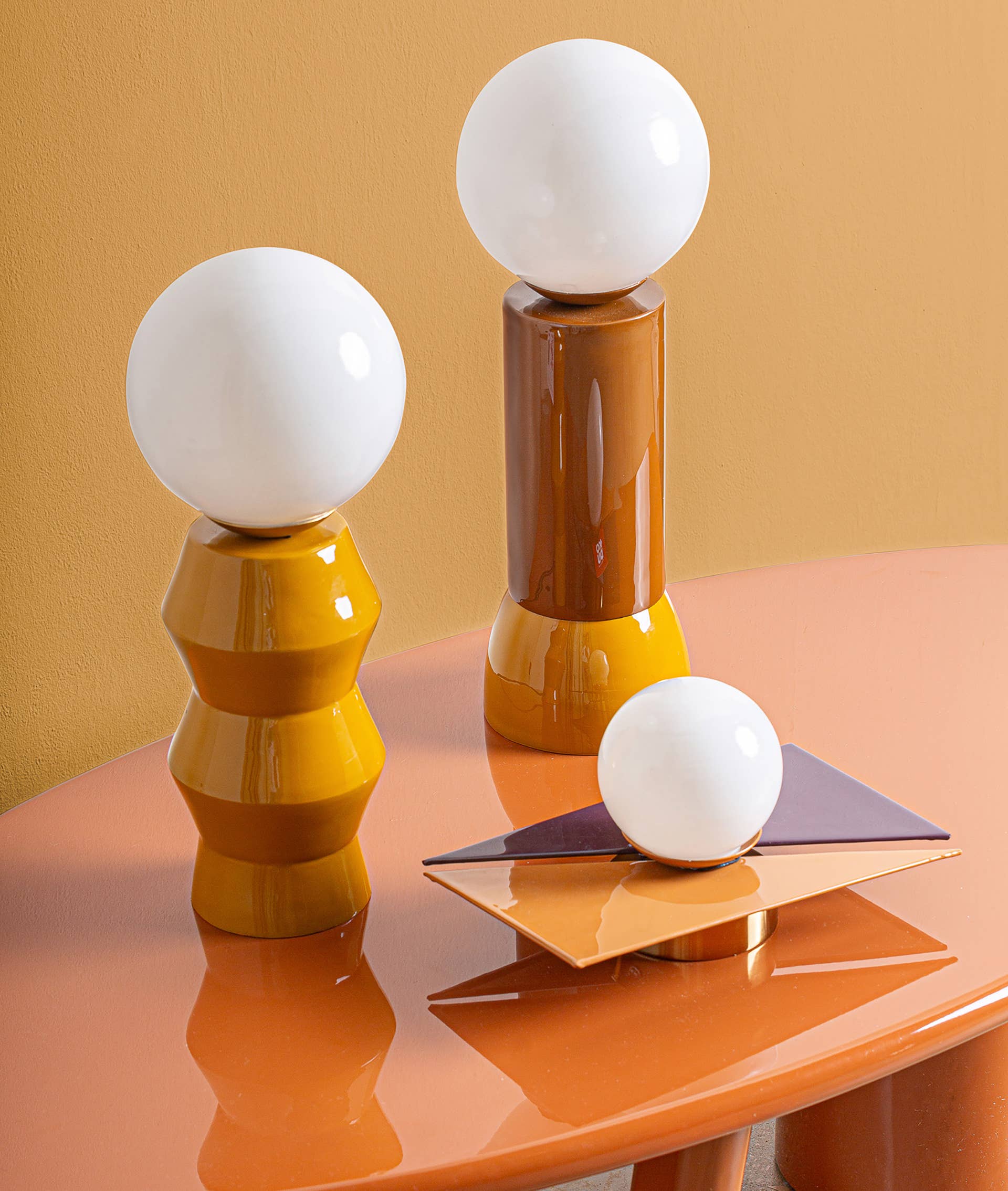 Kodu - Wholesale Accent/bureaulamp - Tafellamp van ijzer in gouden kleur van 30x30x50cm3