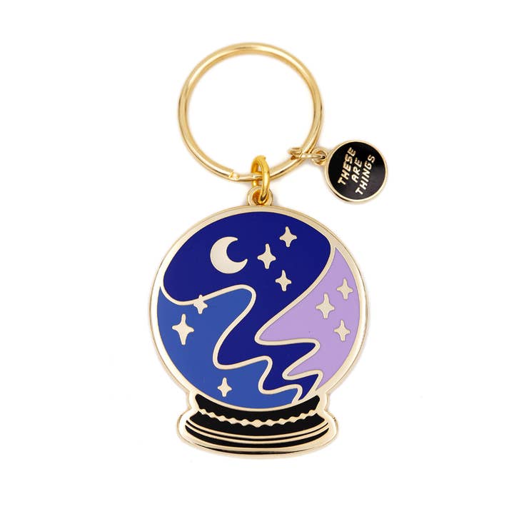 Crystal Ball Enamel Keychain for wholesale by These Are Things