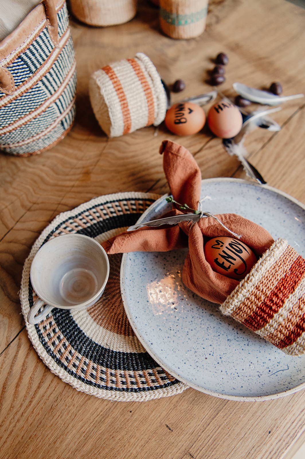 Crafts by Solid - Wholesale Basket - Handwoven Sisal Baskets - Natural Hues - XXS - XXL56