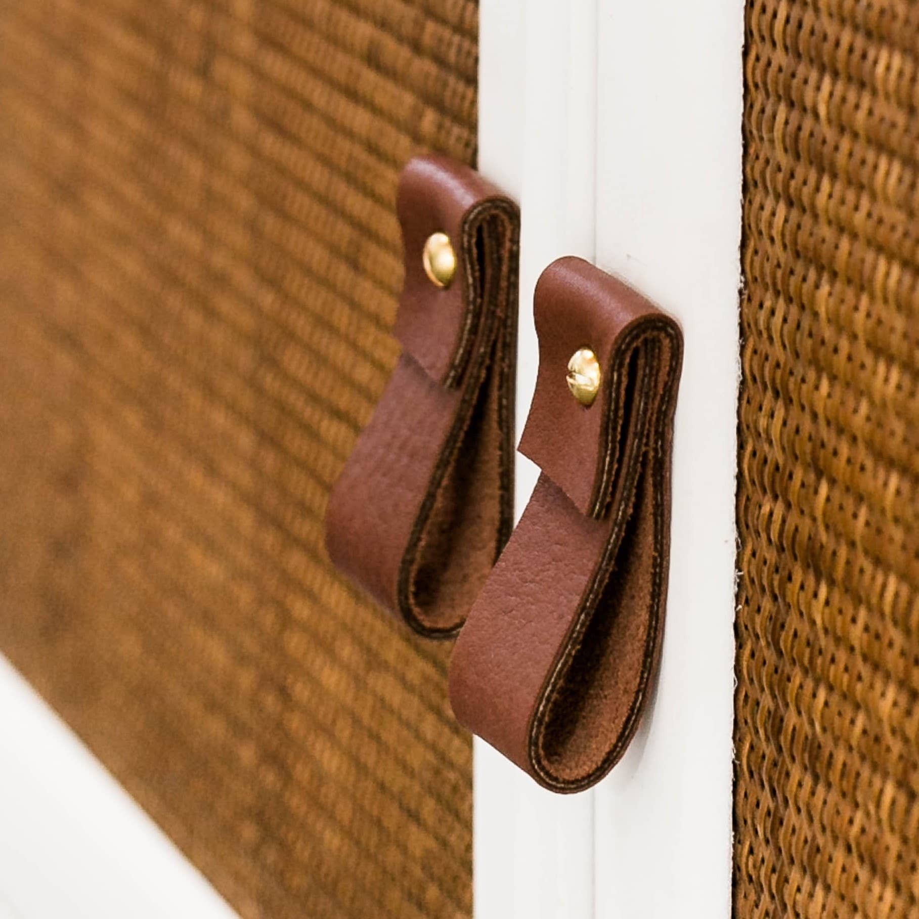 Keyaiira - Wholesale Knob/Pull - Small Leather Drawer Pull [Flat End]4