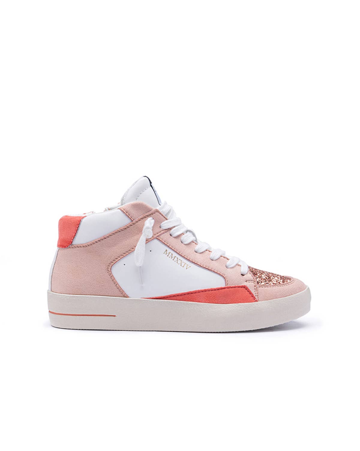 CEREZA - Wholesale Lifestyle Sneakers - Women's - Women's High-cut Platform Sneakers with with glitter detail24