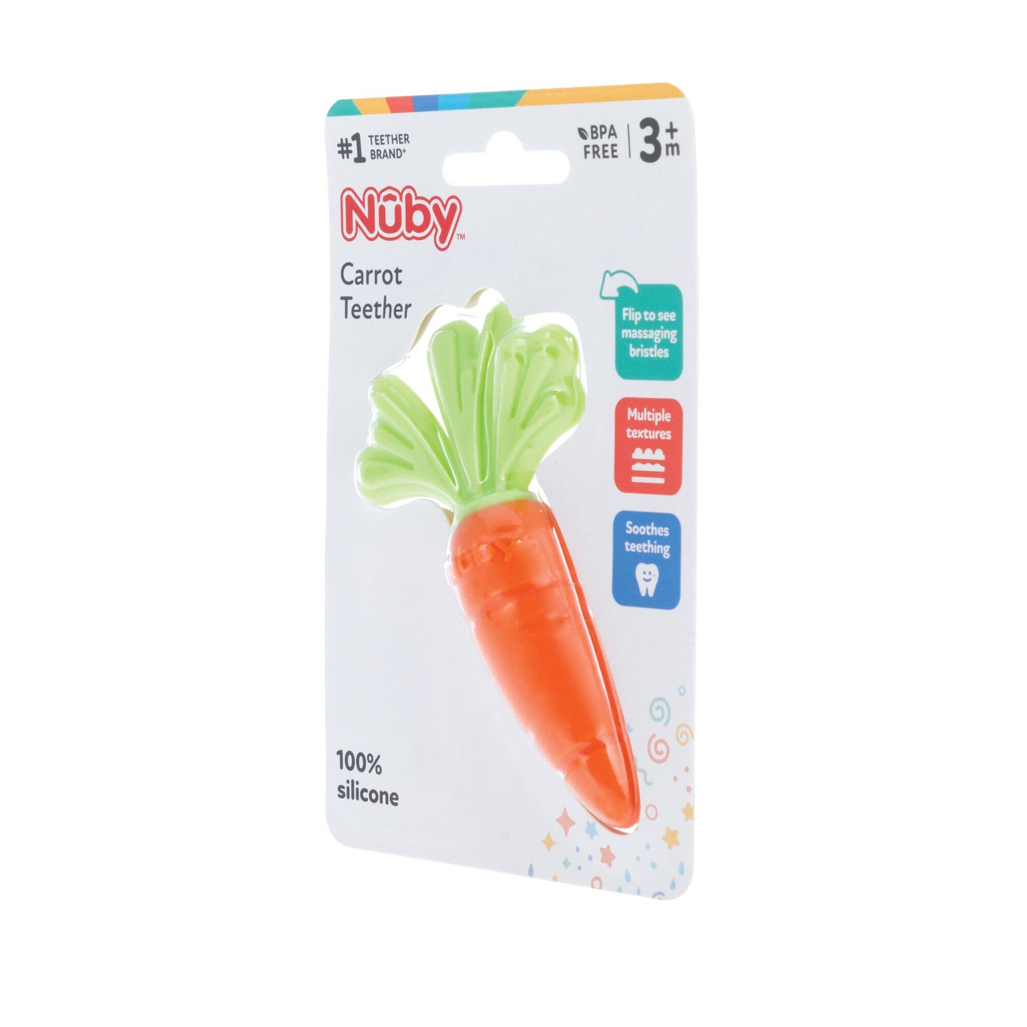 Nuby - Wholesale Teether (Not Clip-On) - Baby - Silicone Carrot Teether4