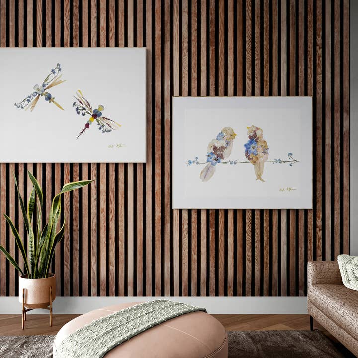 Oxeye Floral Co. - Wholesale Art Print - Dragonflies Print | Pressed Flower Art5