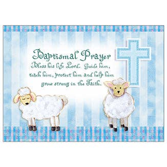 Bless His Life - Faith Baptism for Him Card for wholesale by Legacy