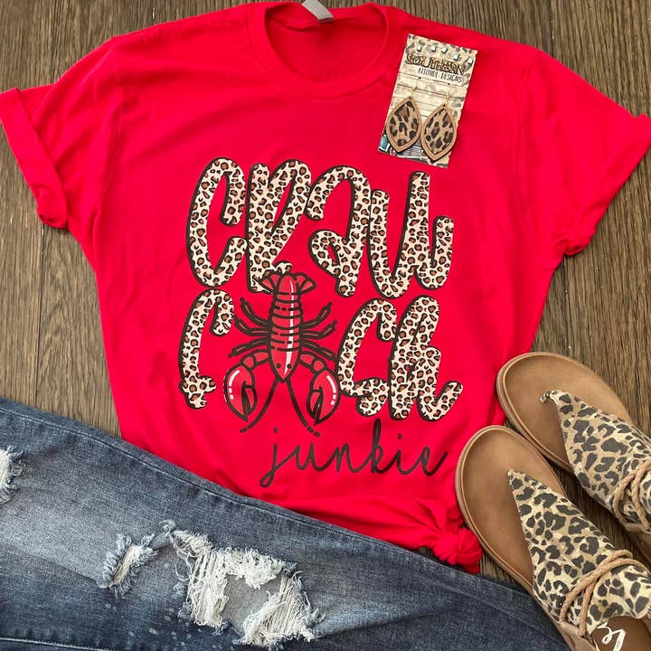 Cheetah Leopard Print Crawfish For Women T-Shirt Cheetah Leopard Print Crawfish For Women T-Shirt
