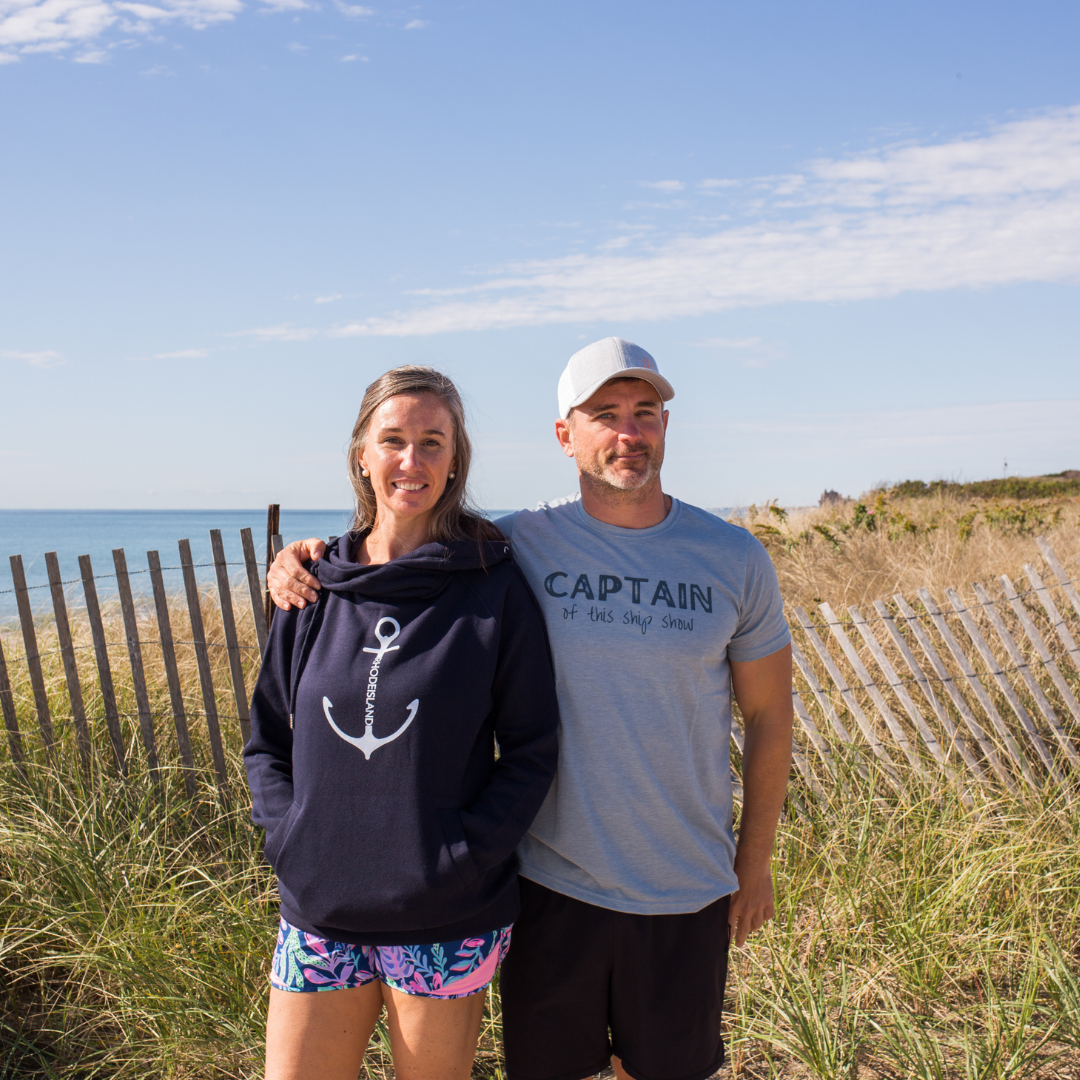Take Me to the Sea Zip Hoodie – Marine Blue Heavyweight Fleece