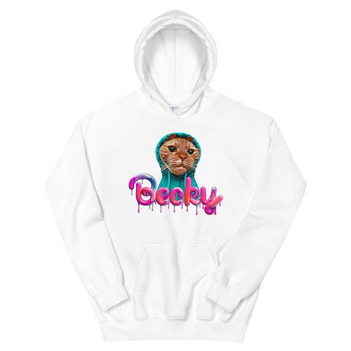 Becky Cat Drip Hoodie for wholesale by Becky Loves You