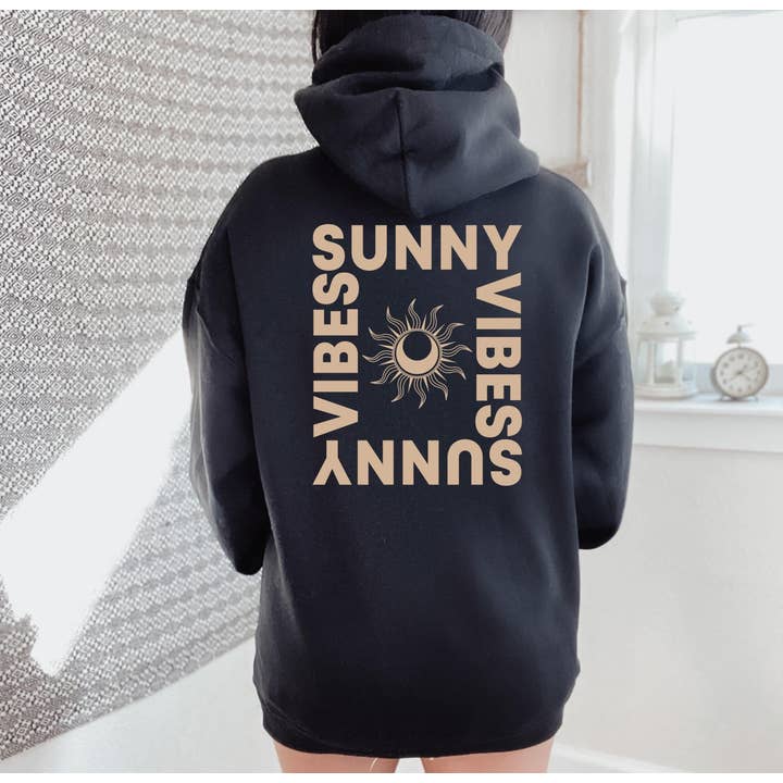 Sweat à capuche unisexe SUNNY VIBE Graphic pour la vente par Shamaim