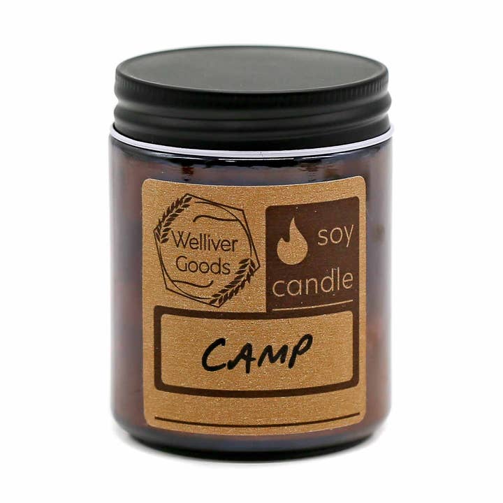 Vela de cera de soja - Camp para venta al por mayor de Welliver Goods