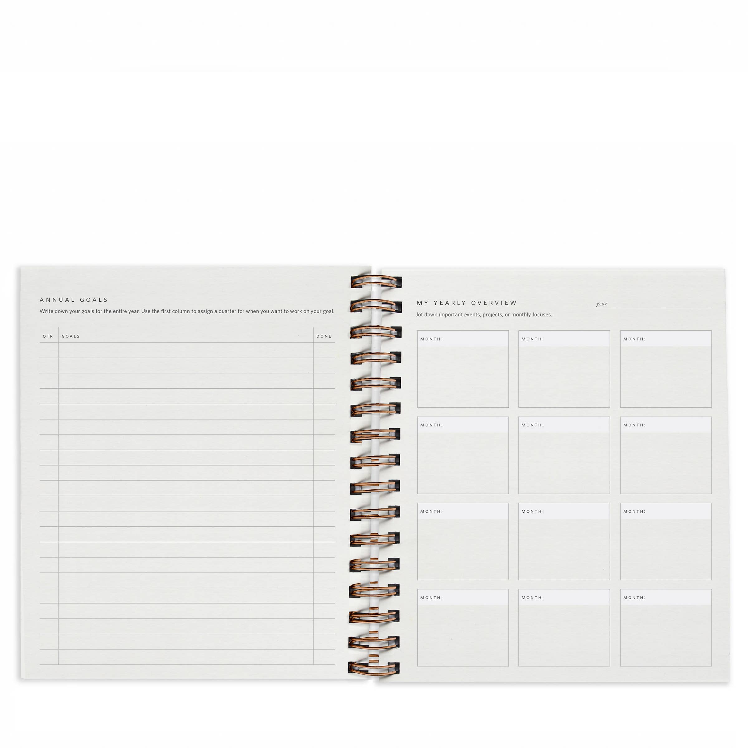 Ramona & Ruth - Wholesale Planner - Quarterly Overview Planner | Assorted Colors // Undated6