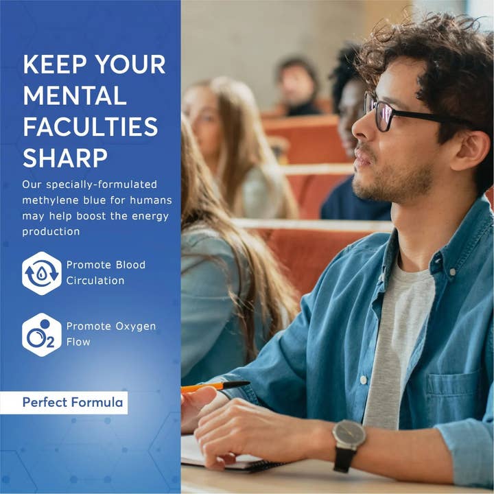 Xcelerate Health - Wholesale Oral Supplement/Vitamin - Methylene Blue + Vitamin C β 10mg | Formaldehyde-Free, Pharmaceutical Grade | Liquid Dropper Supplement | 2 FL OZ | Lab-Tested, Vegan & Non-GMO4