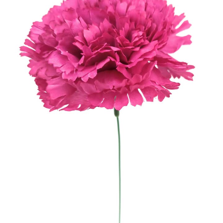 Grand poil fleur d'oeillet flamenco · Violet Ø13cm pour la vente par BRANDELIA