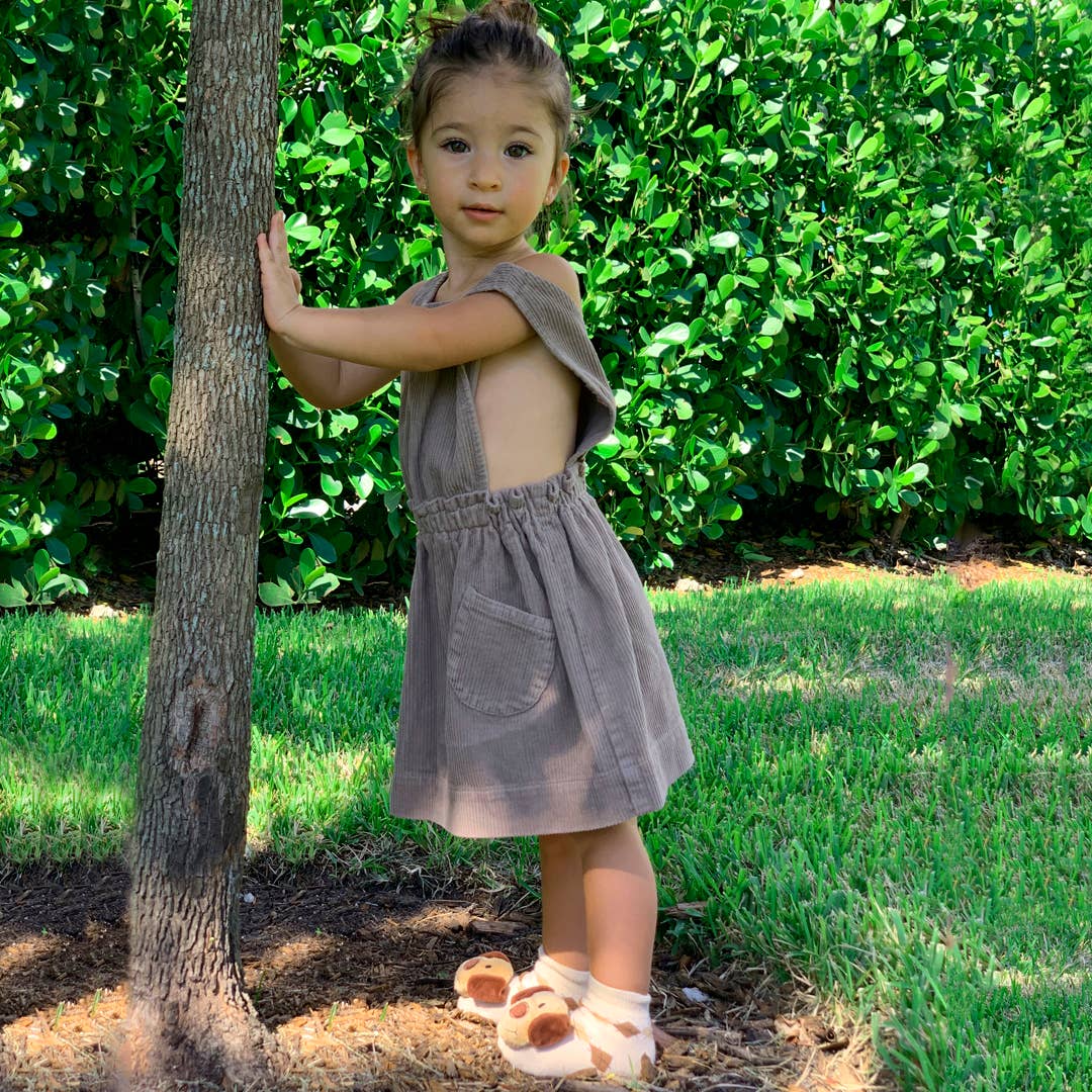 Boogie Toes - Wholesale Socks - Baby - Brown Dog Boogie Toes Rattle Socks2