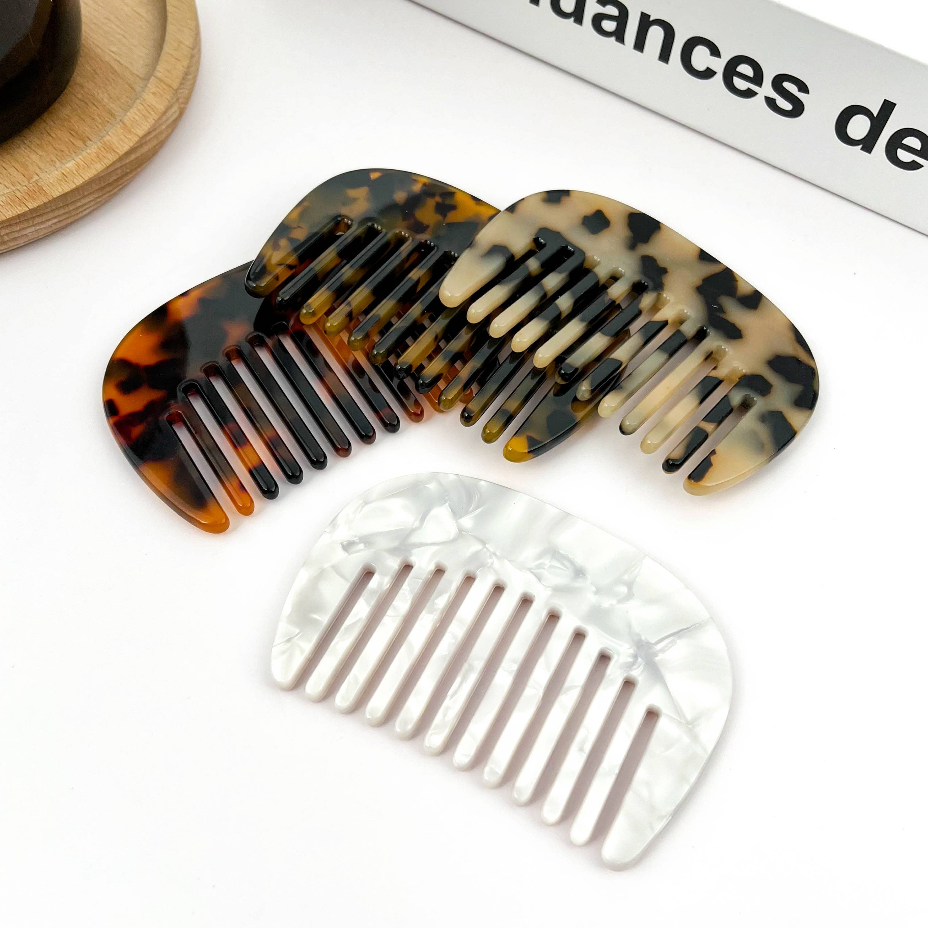 TheDivaSoap – wholesale Hair brush/comb – Acetate Color Comb, Portable Comb9