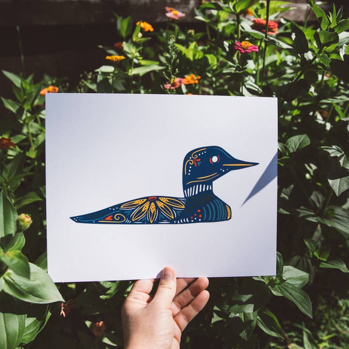 Hinterland Goods - Wholesale Art Print - Common Single Loon Print Wall Art Nordic7