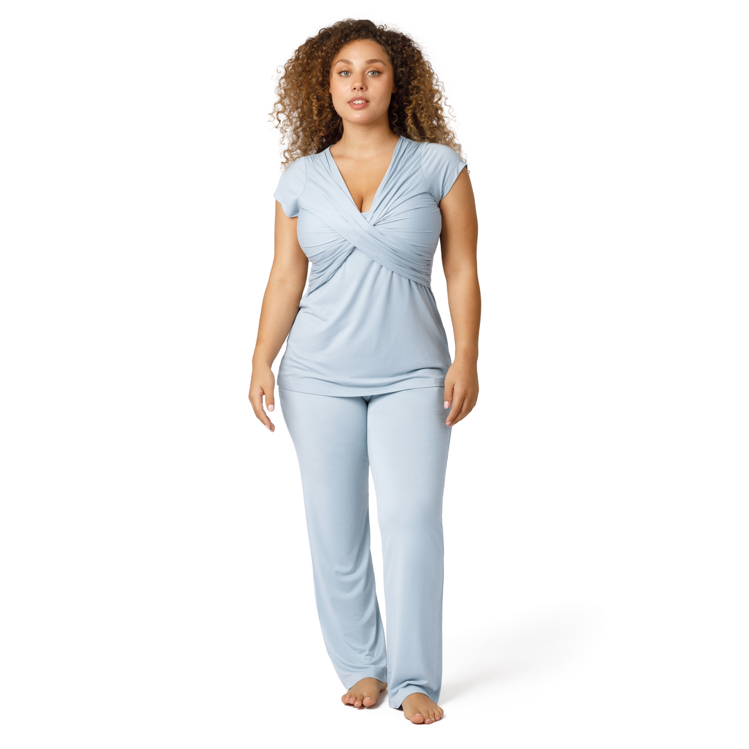 Kindred Bravely - Wholesale Sleepwear Set - Women's - Davy Ultra Soft Maternity & Nursing Pajamas Sleepwear Set9