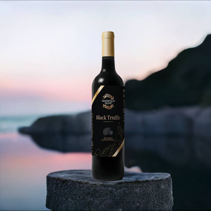 Tastefully Olive - Wholesale Olive Oil - Black Truffle Infused Olive Oil1