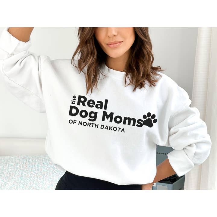The Real Dog Moms of North Dakota, Real Housewives Meme for wholesale by Dog Mom Apparel
