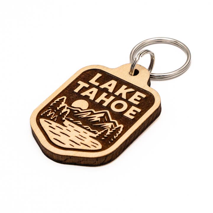 Steamer Lane Design - Wholesale Keychain - Unisex - Lake Tahoe Patch Keychain1