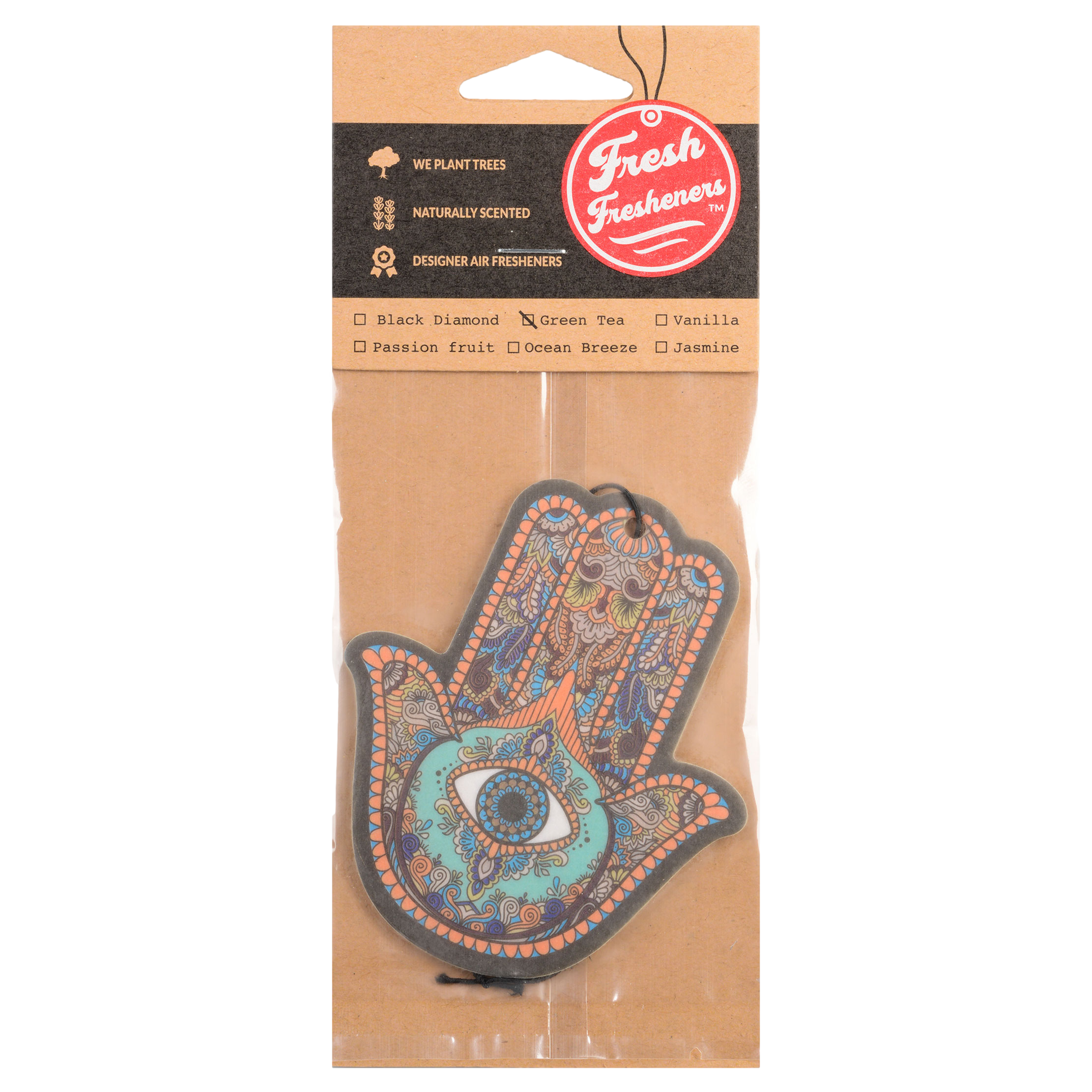 Fresh Fresheners - Wholesale Car Freshener - Unisex - Hamsa Air Freshener Pack of 121