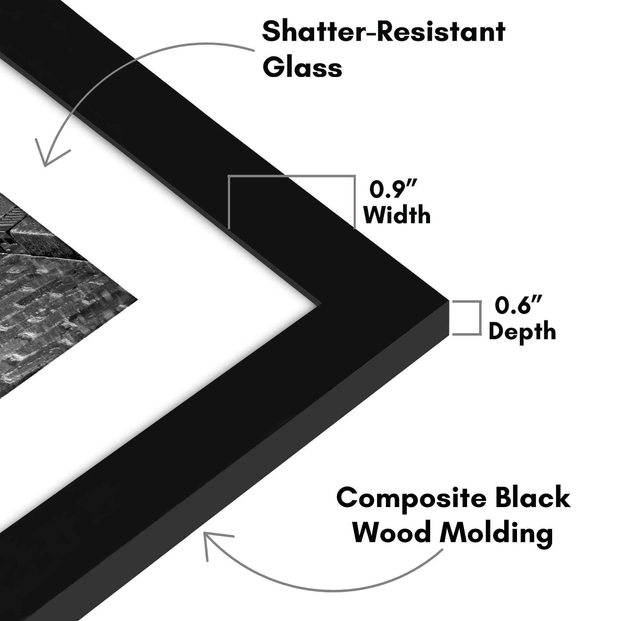 Americanflat - Wholesale Picture Frame - Americanflat Picture Frame with Mat Standard Molding74