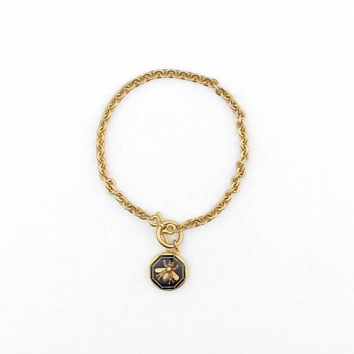 La Vie Parisienne - Wholesale Charm/Dangle Bracelet - Vintage Bee Bracelet