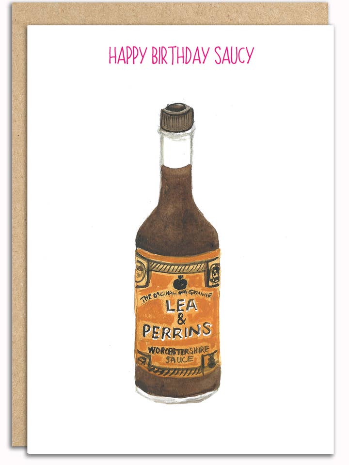 Worcestershire Molho, Lea e Perrins, você (SM23) por atacado de Sarah Maddox Art & Design