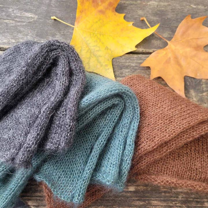 Motiejus – wholesale Hand warmer – Mohaire, silk fingerless hand warmers10