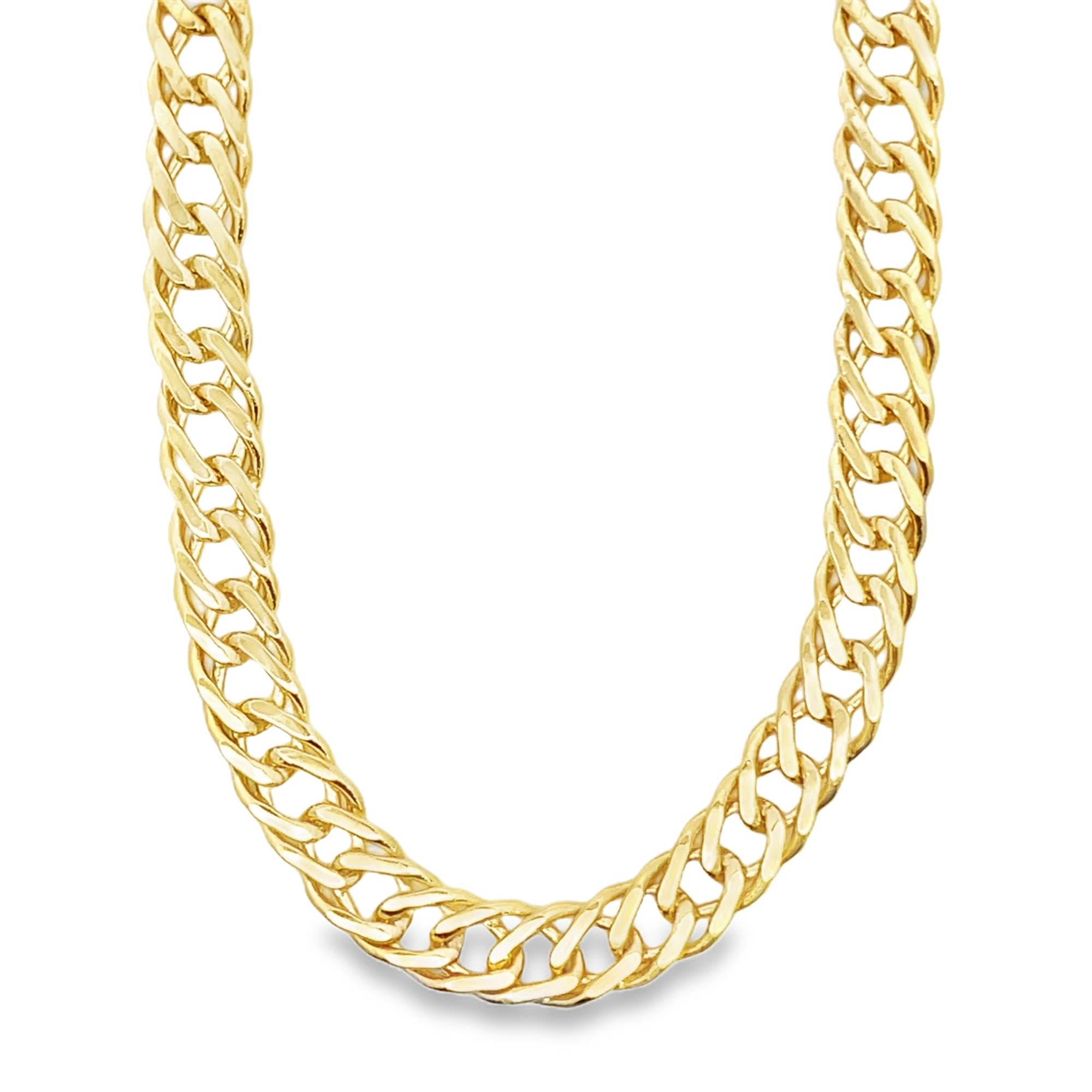 Wholesale 9mm Double Curb Cuban Link Chain (F8) for your store Faire